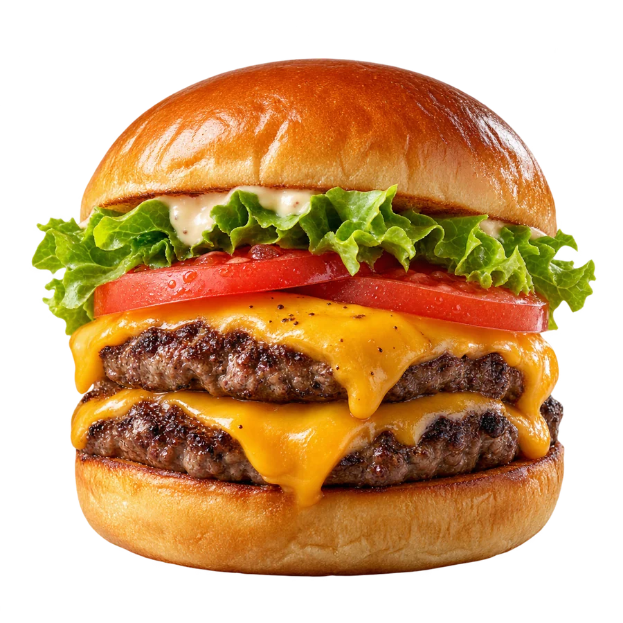 Hamburguesa ilustrativa para presentar los servicios de Clickpedi
